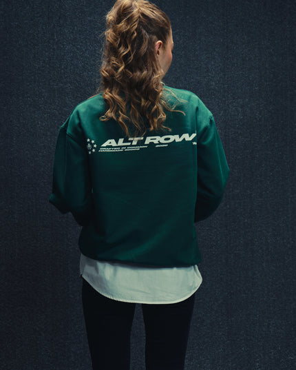 GREEN CRAFTED IN COMMON SWEATSHIRT