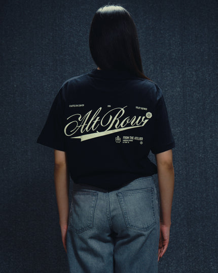 From the atelier Black T shirt