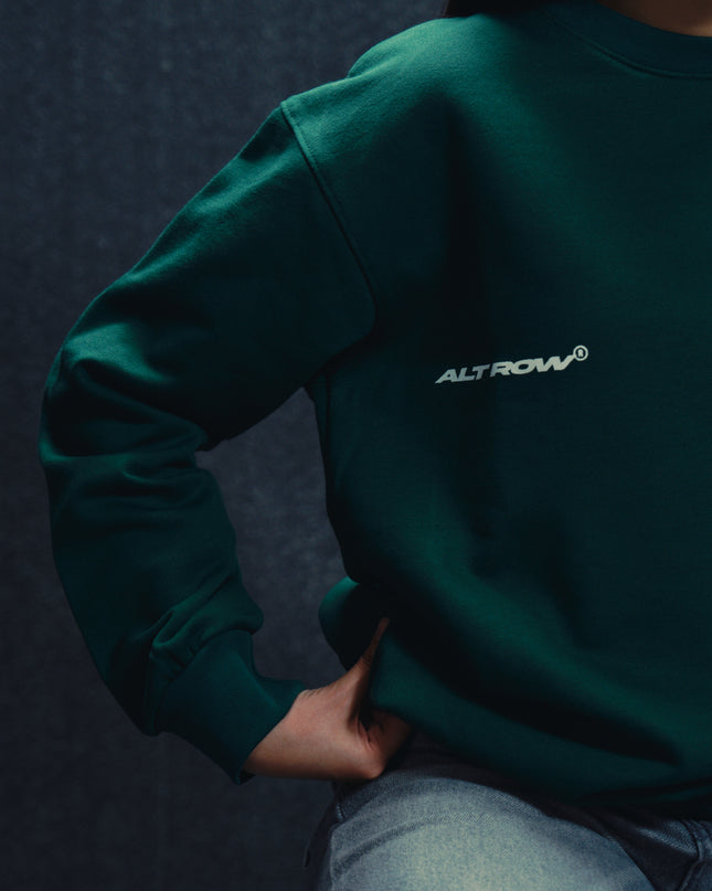 GREEN CRAFTED IN COMMON SWEATSHIRT