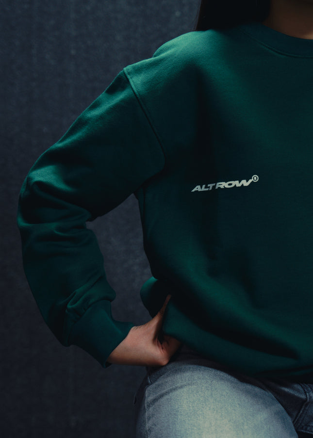 GREEN CRAFTED IN COMMON SWEATSHIRT