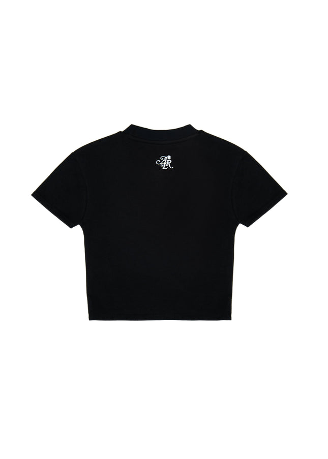 BLACK BABY TEE