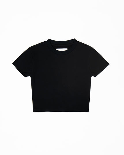 BLACK BABY TEE