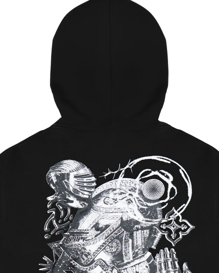 BLACK ARMOUR HOODIE
