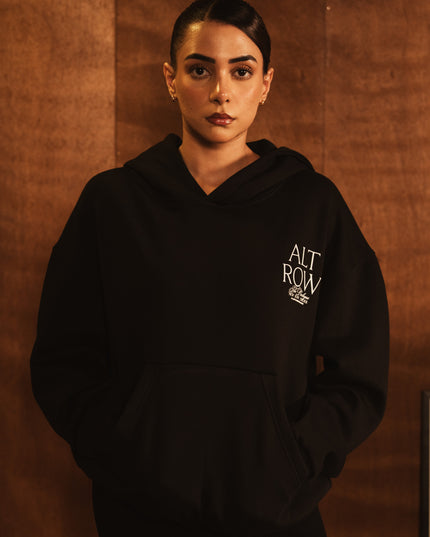 BLACK ARMOUR HOODIE