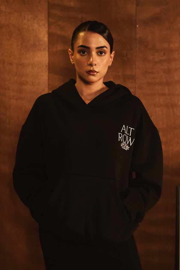 BLACK ARMOUR HOODIE
