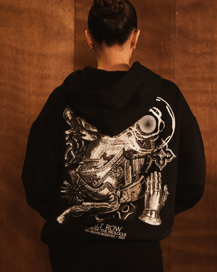 BLACK ARMOUR HOODIE