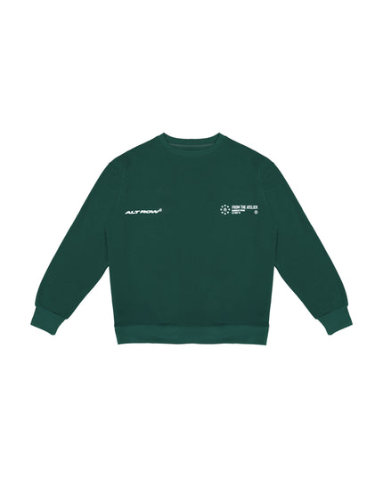 GREEN CRAFTED IN COMMON SWEATSHIRT